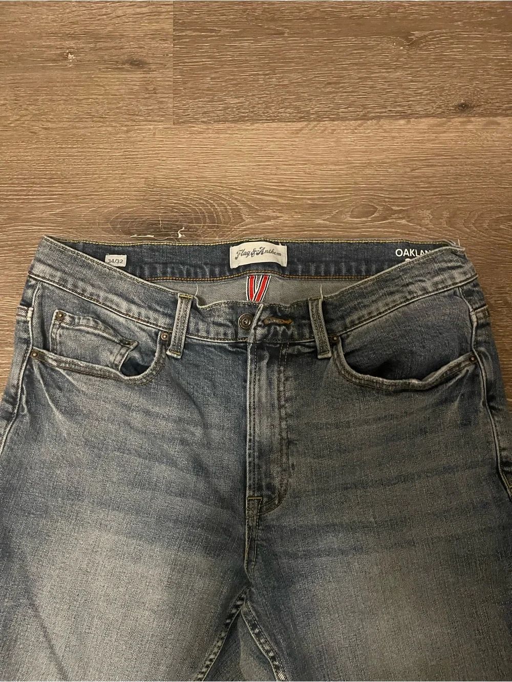Men's Blue Stretch Slim Jeans